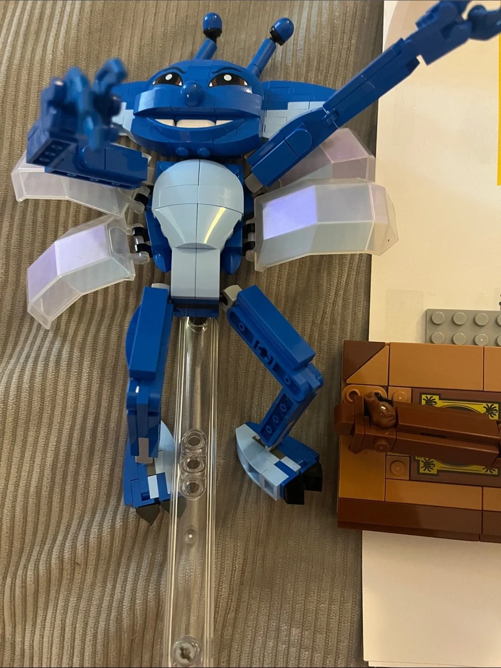 Harry Potter Lego Blue Bug Mech with Translucent Wings